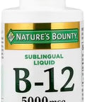 Nature's Bounty Super Strength B12 5000mcg 2 Oz (Pack of 2)