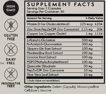 Terra Origin Healthy Gut With Vitamin D 5000 Iu 60 Capsules Gut Health Supplements For Men And Women Supports Digestion And Gas