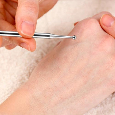 Ymapinc Acupuncture Pens Reflexology Tools For Face Body Muscle Relax Trigger Point Massage Fascia Tool Pressure Release For Feet Legs Arms Shoulders Neck Back - Stainless Steel