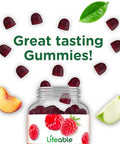 Lifeable Multivitamin with Iron for Adult 13 Essential Vitamins and Minerals for Men and Women Great Tasting Naturally Sourced Berry Flavor Vegetarian NonGMO 90 Gummies