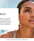 Thorne - Biotin - Vitamin B7 Supplement For Healthy Hair Nails Skin & Metabolism - Supports Nerve Health - Third-Party Certified - Gluten Dairy & Soy-Free 60 Capsules