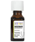 Aura Cacia Rosemary Essential Oil GC/MS Tested for Purity 15ml 0.5 fl. oz.
