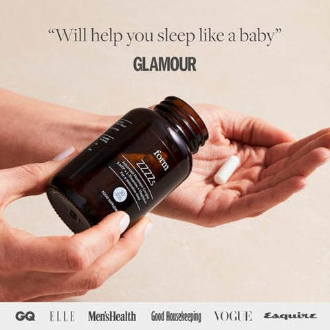 Form ZZZZs Natural Nootropic for Sleep 5HTP Magnesium Zinc Calming Amino Acids for a Naturally Regenerative Sleep