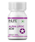 Inlife Alpha Lipoic Acid Ala Antioxidant Supplement 300 Mg 60 Vegetarian Capsules