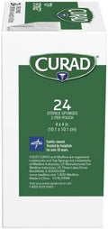 Curad CUARD Post-Op Top Sponge Gauze Pads Sterile 4 X 4 Inch