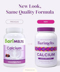 Barimelts Calcium Citrate With Vitamin D3 & Magnesium, 120 Smooth-Dissolving Tablets (1-Month Supply), Bariatric Calcium Supplements For Women, Natural Berry Flavor