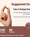 Micro Ingredients Dandelion Root Extract (Taraxacum Officinale) 1000Mg Per Serving 240 Softgels 3-In-1 Herbal Blend With Turmeric & Ginger Extract Made With Milk Thistle Oil Non-Gmo
