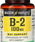 Mason Natural Vitamin B2 100 Mg 100 Tablets