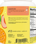 Wellah Clear Whey Protein Isolate Powder (Peach Pineapple) 30 Servings - 20G Of Protein 100 Calories Sweetened With Stevia