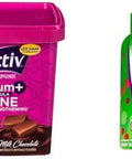 Viactiv Calcium +Vitamin D3 Supplement Soft Chews Milk Chocolate 60 Chews & Vitafusion Extra Strength Vitamin B12 Gummy Vitamins For Energy Metabolism Support