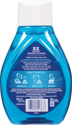 Dawn 52367 Platinum Powerwash Dish Spray Soap Apple Scent 16-Oz. Refill