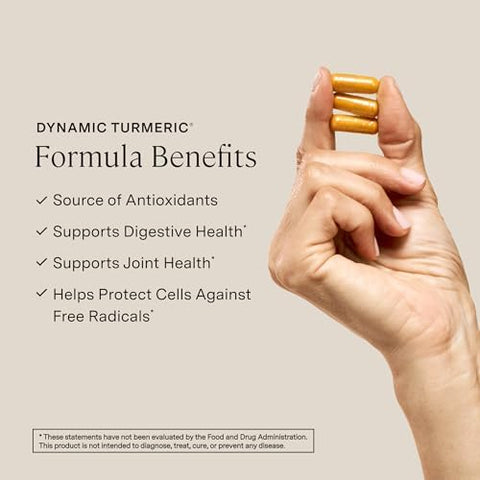 Stonehenge Health Dynamic Turmeric Curcumin With Ginger High Potency 1650 Mg Turmeric With 95% Curcuminoids & Bioperine 90 Vegetarian Capsules