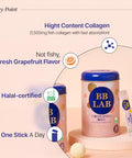 Bb Lab Collagen Powder S Plus Halal Low Molecular Korean Collagen Powder Stick Supplement Marine Fish Collagen Peptides Vitamin C Glycine Fast Absorption Grapefruit Flavor