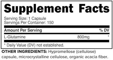 Primaforce Lglutamine 800Mg (150 Capsules)