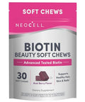 Neocell Biotin Beauty Soft Chews 30 Chewables 10000Mcg Hair Skin & Nails Acai Berry Flavor