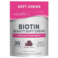 Neocell Biotin Beauty Soft Chews 30 Chewables 10000Mcg Hair Skin & Nails Acai Berry Flavor