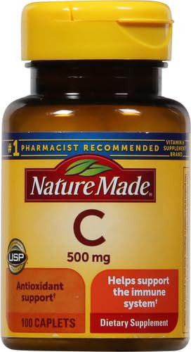 Nature Made Vitamin C 500 Mg Caplets 100 Ct