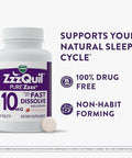 Zzzquil Pure Zzzs Fast Dissolve Melatonin Melatonin 10Mg Sleep Aid Supplement Sleep Aids For Adults Strawberry Flavored 90 Fast Dissolve Melatonin Tablets