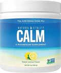 Natural Vitality Sweet Lemon Flavor Magnesium Anti-Stress Drink Mix, 8 Oz