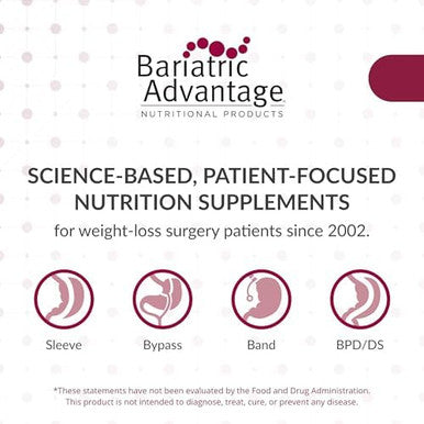 Bariatric Advantage Advanced Fiber Powdered Formula Supports A Healthy Intestinal Environment And Increases Absorption Of Calcium And Magnesium Unflavored 30 Servings