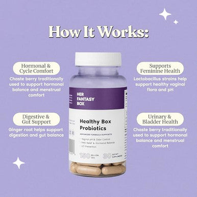 Her Fantasy Box Healthy Box Probiotics 3 Pack 3 Pack