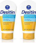 Desitin Skin Protectant And Diaper Rash Ointment Multi-Purpose With Vitamins A & D, Travel Size, 3.5. Oz Tube (Pack Of 2)