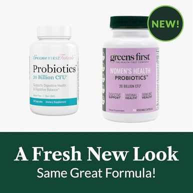 Greens First Women'S Health Probiotics Probiotic For Ph Balance 20 Billion Cfu Support For Digestive Immune & Vaginal Health Nongmo/Gluten/Dairy/Soy (30 Vegetable Capsules)
