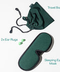 Medi Grade Cotton Sleep Mask With 3D Eye Memory Foam - Travel Sleeping Mask For Women And Men With 2 Ear Plugs And Storage Bag - Blackout Light Blocking
