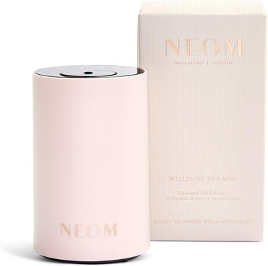 Neom Portable Wellbeing Pod Mini Essential Oil Diffuser Nude | Rechargeable Usb & Waterless | Aromatherapy Oil Diffuser For Small Spaces