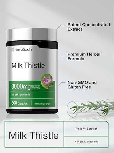 Horbaach Milk Thistle Supplement 300 Capsules