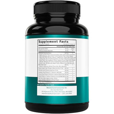 Dorado Nutrition Liver Cleanse Detox & Repair 27 In 1 Formula 60 Count