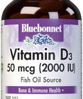 Bluebonnet Vitamin D3 2000 Iu Vegetable Capsules 100 Count (Pack Of 1)