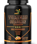 Smshealthproducts.Com Turmeric Curcumin With Black Pepper 1500Mg90 Veggie Capsulesdietary Supplement With 95% Standardized Curcuminoids
