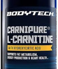 BODYTECH Carnipure LCarnitine 1100 MG Raspberry Supports Healthy Heart Fat Metabolism and Recovery (16 Fluid Ounce)