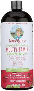 Mary RuthS Strawberry Morning Liquid Multivitamin Essentials 30 Fz