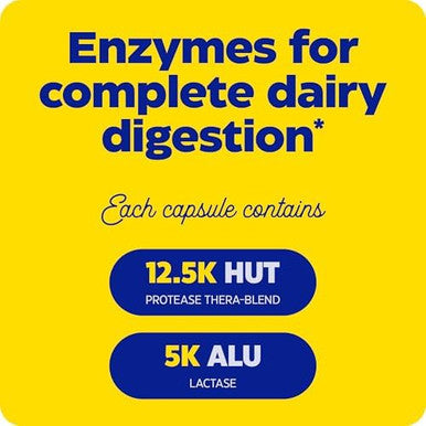 Enzymedica Dairyassist Digestive Enzymes For Complete Dairy Digestion & Lactose Intolerance 30 Count
