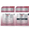 Eucerin Q10 Skin Care Set Anti Wrinkle Daily Face Cream With Biotin (1.7 Oz) + Anti Wrinkle Night Cream With Pro-Retinol (1.7 Oz) For All Skin Types Fragrance