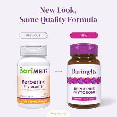 Barimelts Berberine Phytosome 550Mg For Glp-1 Users And Bariatric Patients - Metabolism Support - 60 Smooth-Coated Caplets (1-Month Supply)ÃƒÂ¢Ã¢â€šÂ¬Ã¢â‚¬Â¹