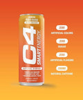 C4 Smart Energy Drink - Sugar Free Performance Fuel & Nootropic Brain Booster, Coffee Substitute or Alternative | Watermelon Burst 12 Oz - 12 Pack