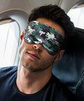Eurzom Camo Sleep Mask Soft Sleeping Eye Masks For Comfortable Artificial Silk Sleeping With Elastic Straps For Blocking Light For Men Women 4 Colors 4 Pieces