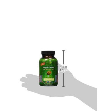 Irwin Naturals Mega B-Complex Vitamin B With Quick Energy Mct'S (60 Softgels) Bundle With A Lumintrail Pill Case