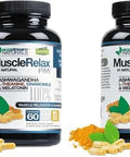 Ecostream Naturals Natural Nighttime Support Muscle Relax Pm Over 2300 Milligrams Strength Ease Night Time Capsules Rest Support With Magnesium Ashwaganha Valerian Passion Flower