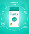 Nutrameltz Zinc 25 Mg Supplement ÃƒÂ¢Ã¢â€šÂ¬Ã¢â‚¬Å“ Dietary Immune Support Supplement, Promotes Healthy Hair & Nails, Boost Metabolism Quick Dissolving ÃƒÂ¢Ã¢â€šÂ¬Ã¢â‚¬Å“ Mouthwatering Lemon Flavor (60 Tablets)