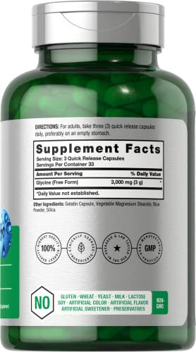 Horbaach Glycine Supplement 3000Mg