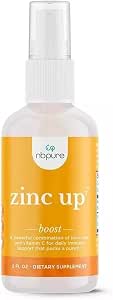 nbpure Zinc Up+ Zinc Liquid Spray with Vitamin C for Kids and Adults 2 fl oz
