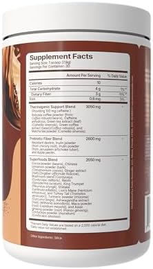 Santo Remedio Super Cafa Coffee Powder With Prebiotic Fiber & Mushrooms Dark Roast 100 Mg Caffeine Green Tea & Green Coffee Lions Mane & Ashwagandha 30 Servings