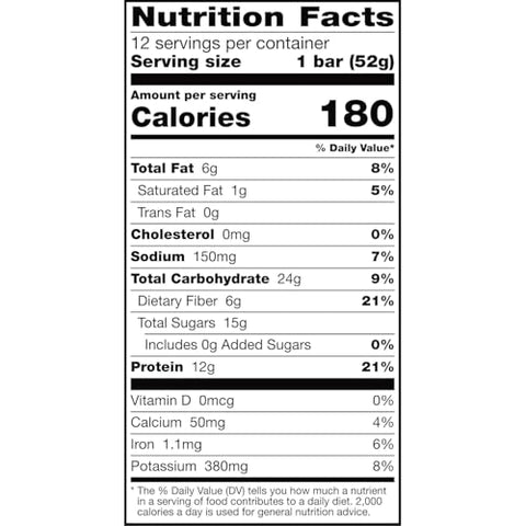 RXBAR Protein Bars, Bleuberry, 24 Count Simple Ingredient Snack Bars