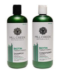 Mill Creek Botanicals Biotin Shampoo And Conditioner Hair Growth Bundle