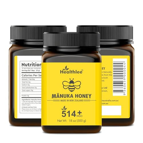 Manuka honey 514+ MGO | Manuka Honey New Zealand | Monofloral | (18 oz) /500 gm
