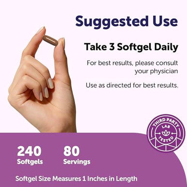 Micro Ingredients Citrus Bergamot Extract 1000 Mg With Mct Oil 240 Softgels 80-Day Supply With Naturally Occurring Flavonoids & Polyphenols Non-Gmo Gluten Free No Soy
